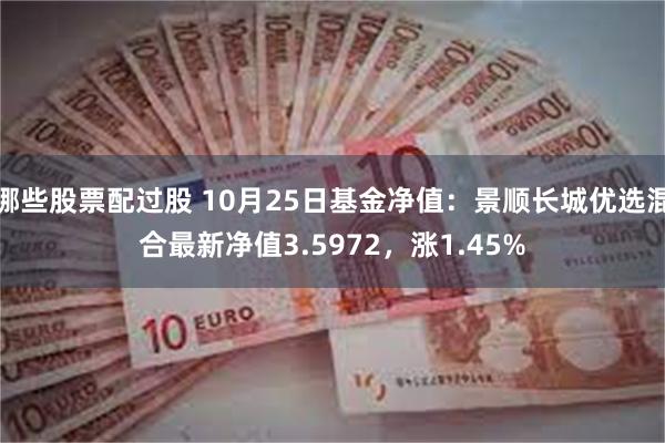 哪些股票配过股 10月25日基金净值：景顺长城优选混合最新净值3.5972，涨1.45%